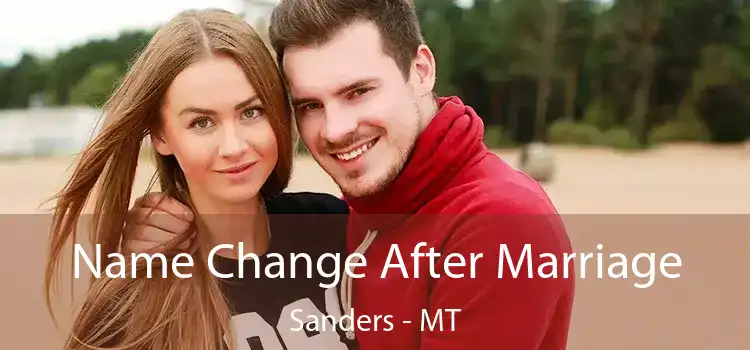  Name Change After Marriage Sanders - MT